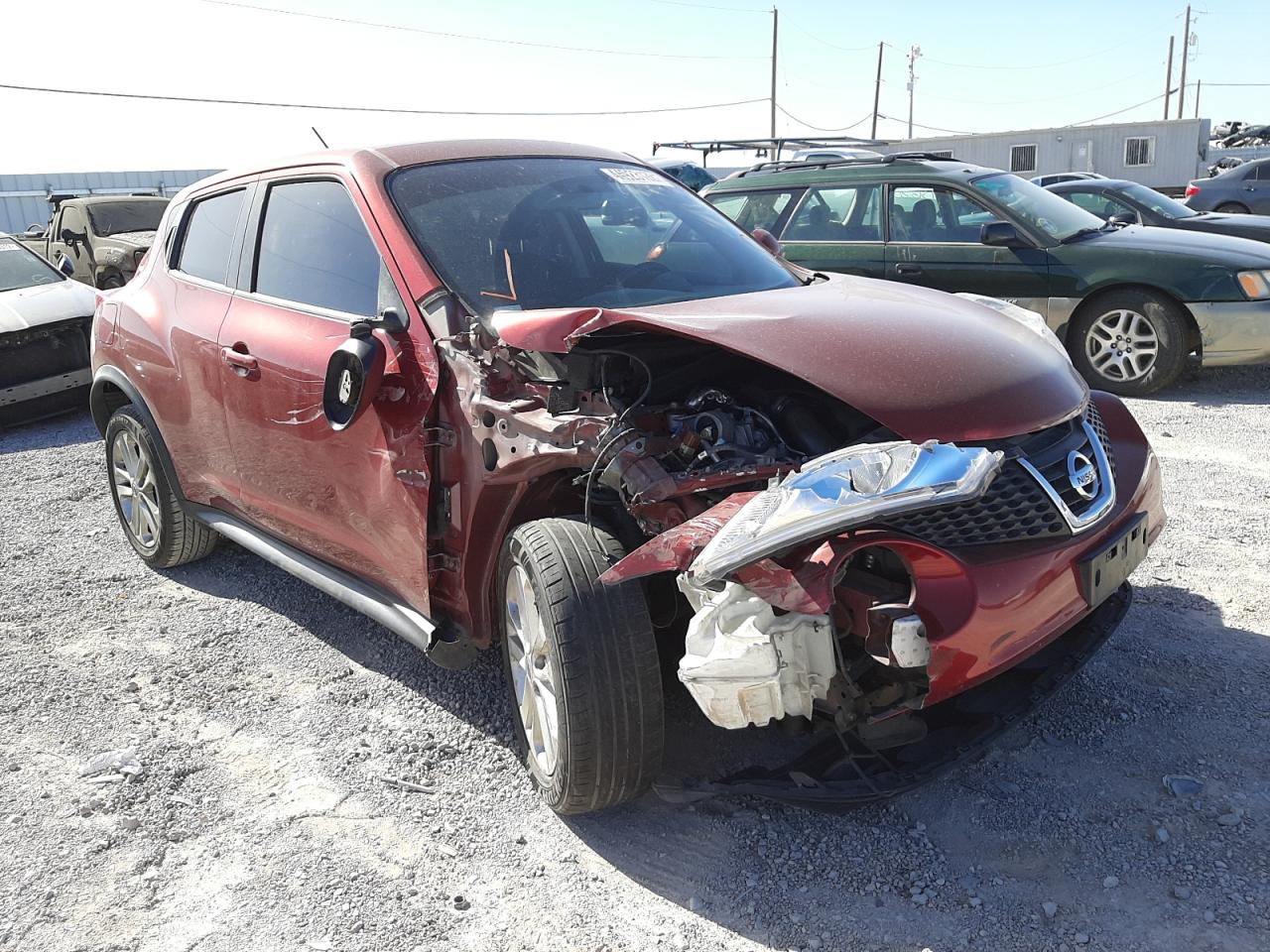 NISSAN JUKE S 2013 with VIN JN8AF5MR4DT221683 - Photo from auction