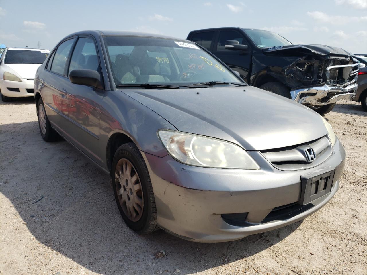 Photo 1 from auction – 2004 HONDA CIVIC LX with VIN 2HGES16554H592393