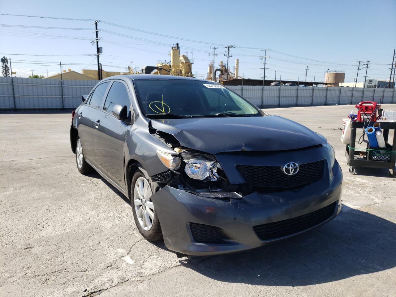 TOYOTA COROLLA BA 2010 with VIN 2T1BU4EE4AC358136 - Photo from auction