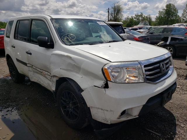 HONDA PILOT LX 2014 with VIN 5FNYF4H20EB008459 - Photo from auction