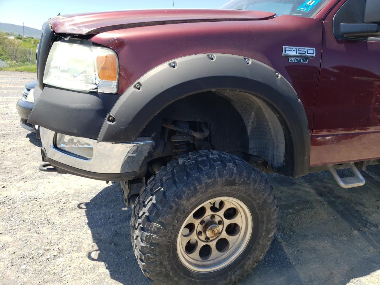 Photo 9 from auction – 2005 FORD F150 with VIN 1FTRX14W25FA69347