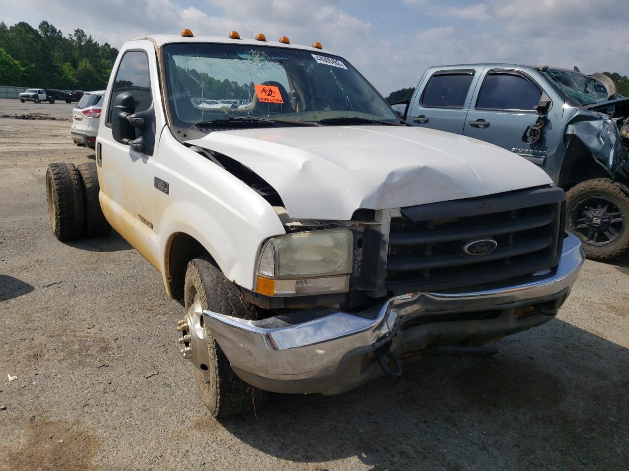 FORD F350 SUPER 2003 with VIN 1FDWF36P53EC82962 - Photo from auction