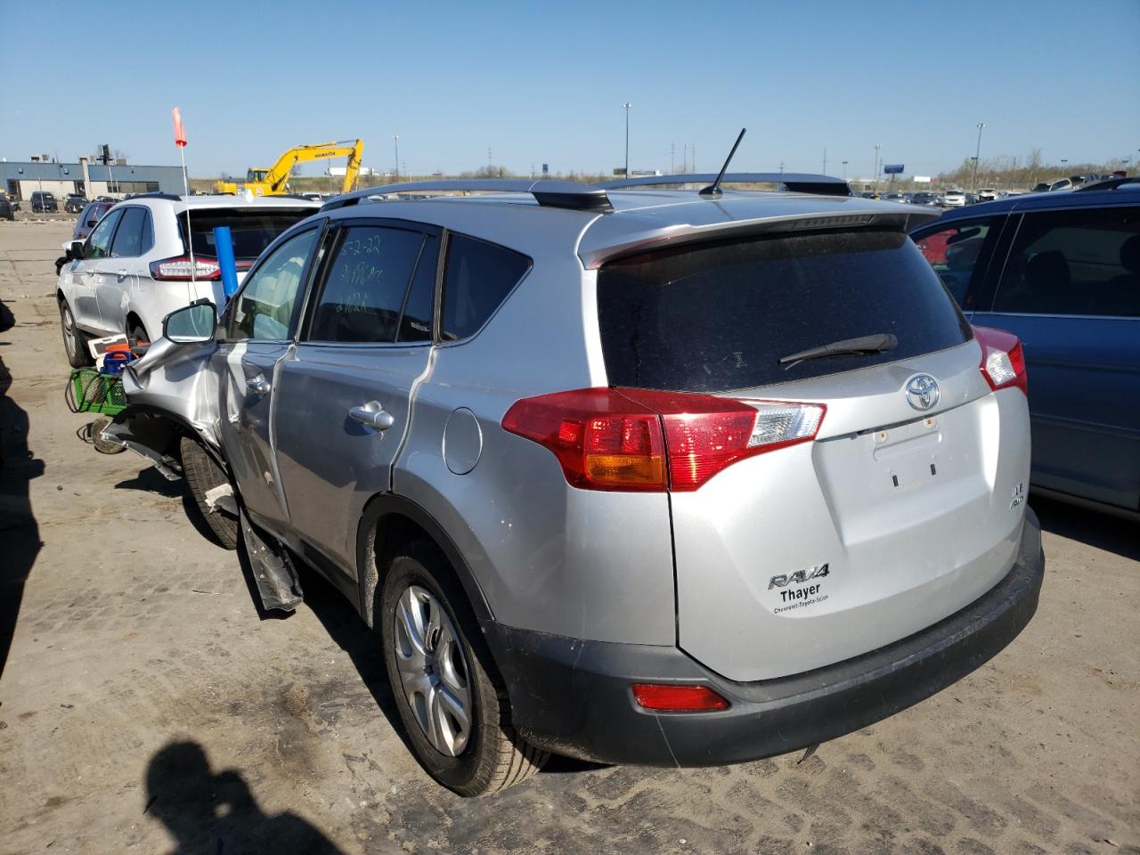 Photo 3 from auction – 2013 TOYOTA RAV4 LE with VIN JTMBFREV7D5002482