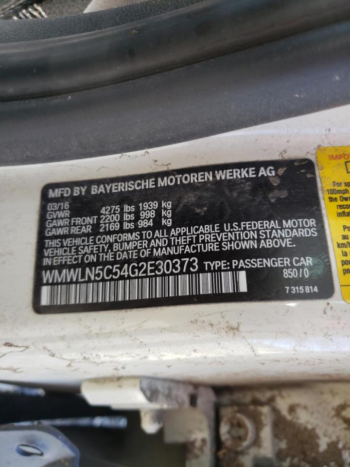 Photo 10 from auction – 2016 MINI COOPER CLU with VIN WMWLN5C54G2E30373