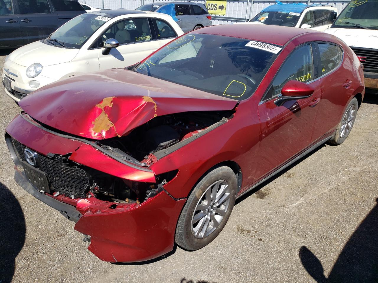 Photo 2 from auction – 2020 MAZDA 3 GX with VIN JM1BPAK77L1176014