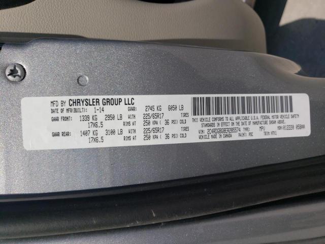 Photo 10 from auction – 2014 DODGE GRAND CARA with VIN 2C4RDGBG8ER285574