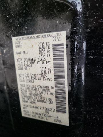 Photo 10 from auction – 2021 NISSAN ROGUE S with VIN 5N1AT3AA4MC770822