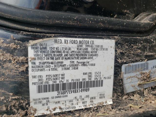 Photo 10 from auction – 2011 FORD CROWN VICT with VIN 2FABP7EV4BX149989
