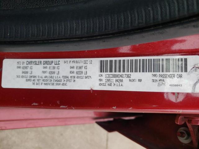 Photo 10 from auction – 2013 CHRYSLER 200 TOURIN with VIN 1C3CCBBB0DN617362