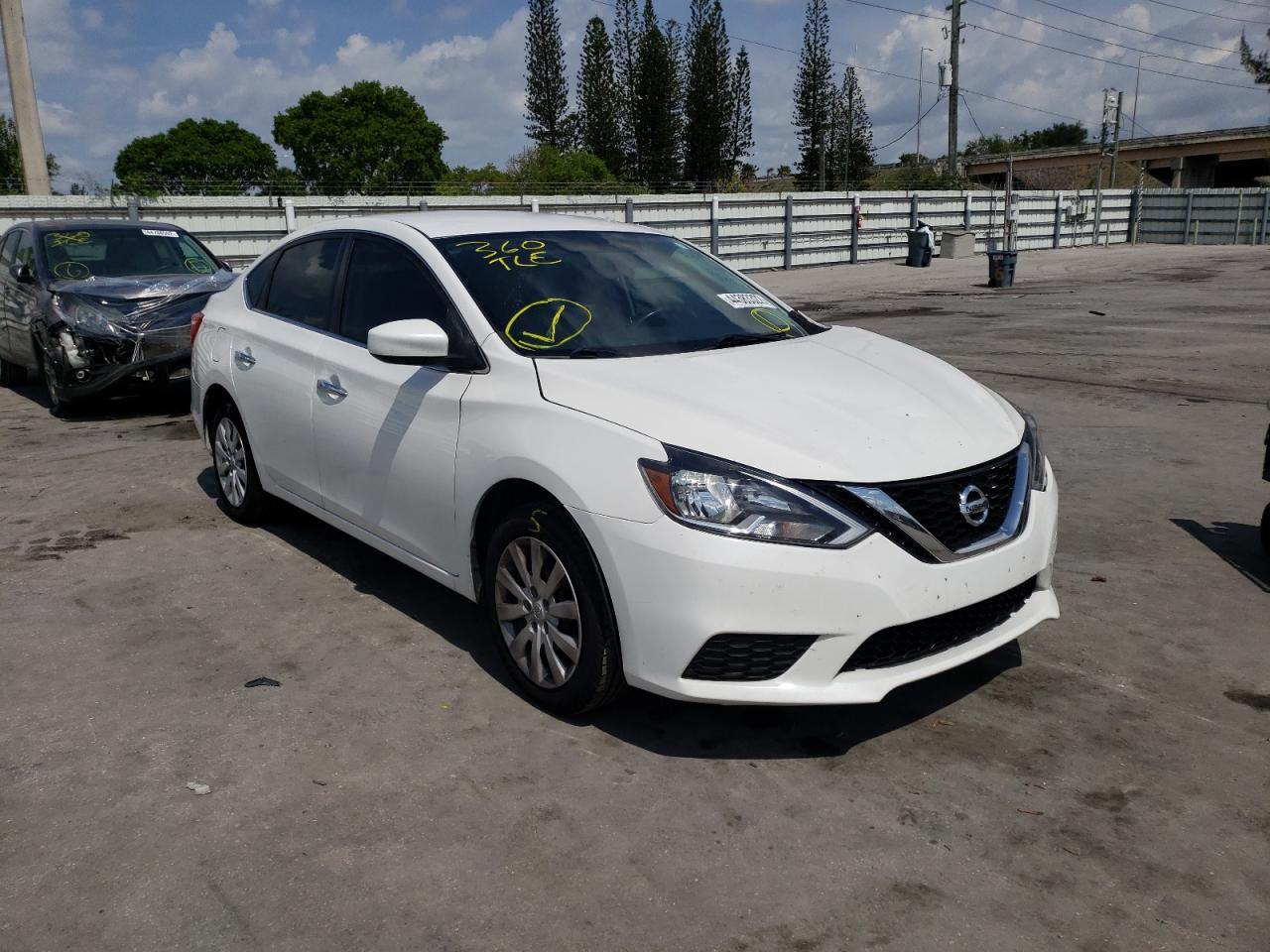 NISSAN SENTRA S 2017 with VIN 3N1AB7AP2HY224801 - Photo from auction