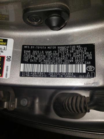 Photo 10 from auction – 2016 TOYOTA COROLLA L with VIN 2T1BURHE4GC573601