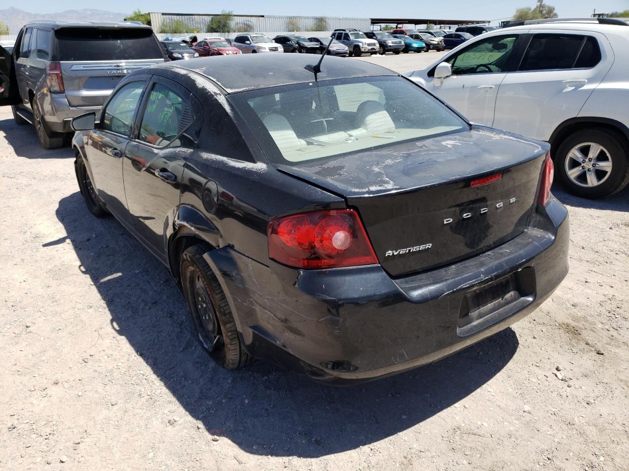 Photo 3 from auction – 2012 DODGE AVENGER SE with VIN 1C3CDZAB0CN115327