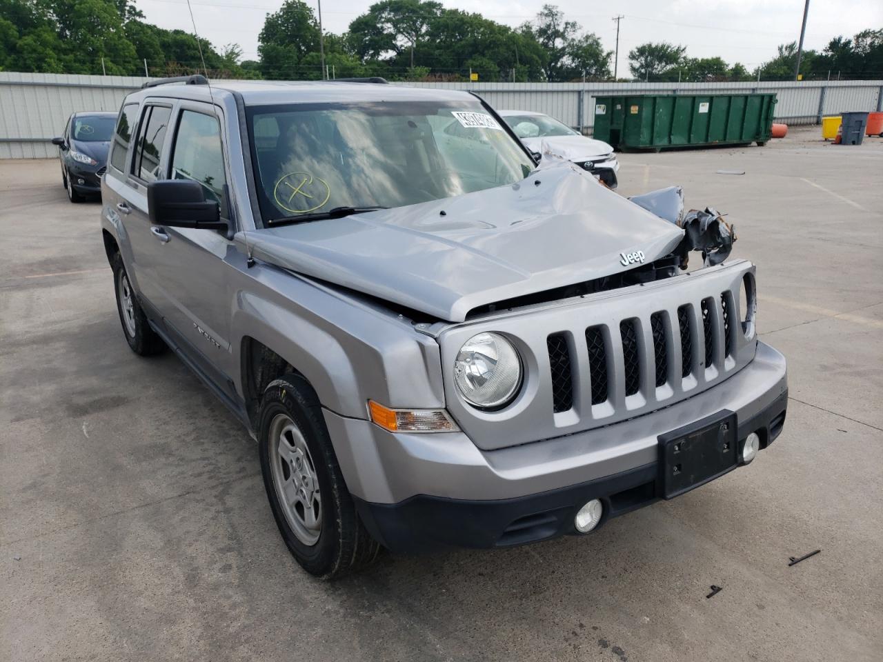 JEEP PATRIOT SP 2017 with VIN 1C4NJPBB4HD120933 - Photo from auction