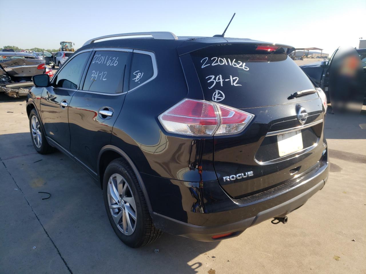 Photo 3 from auction – 2014 NISSAN ROGUE S with VIN 5N1AT2MT6EC754033