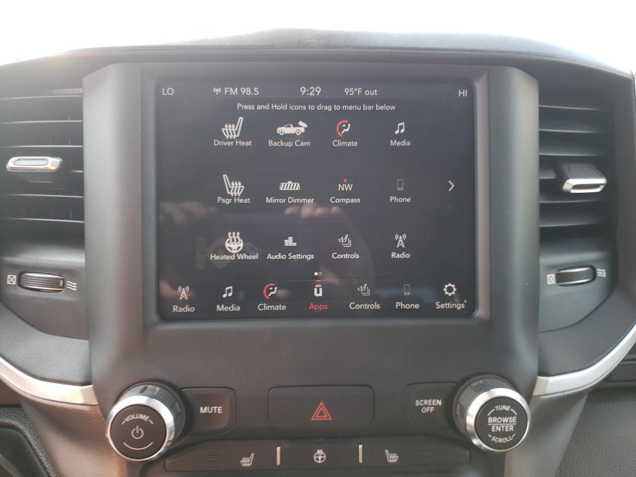 Photo 9 from auction – 2019 RAM 1500 BIG H with VIN 1C6RREFT0KN751334