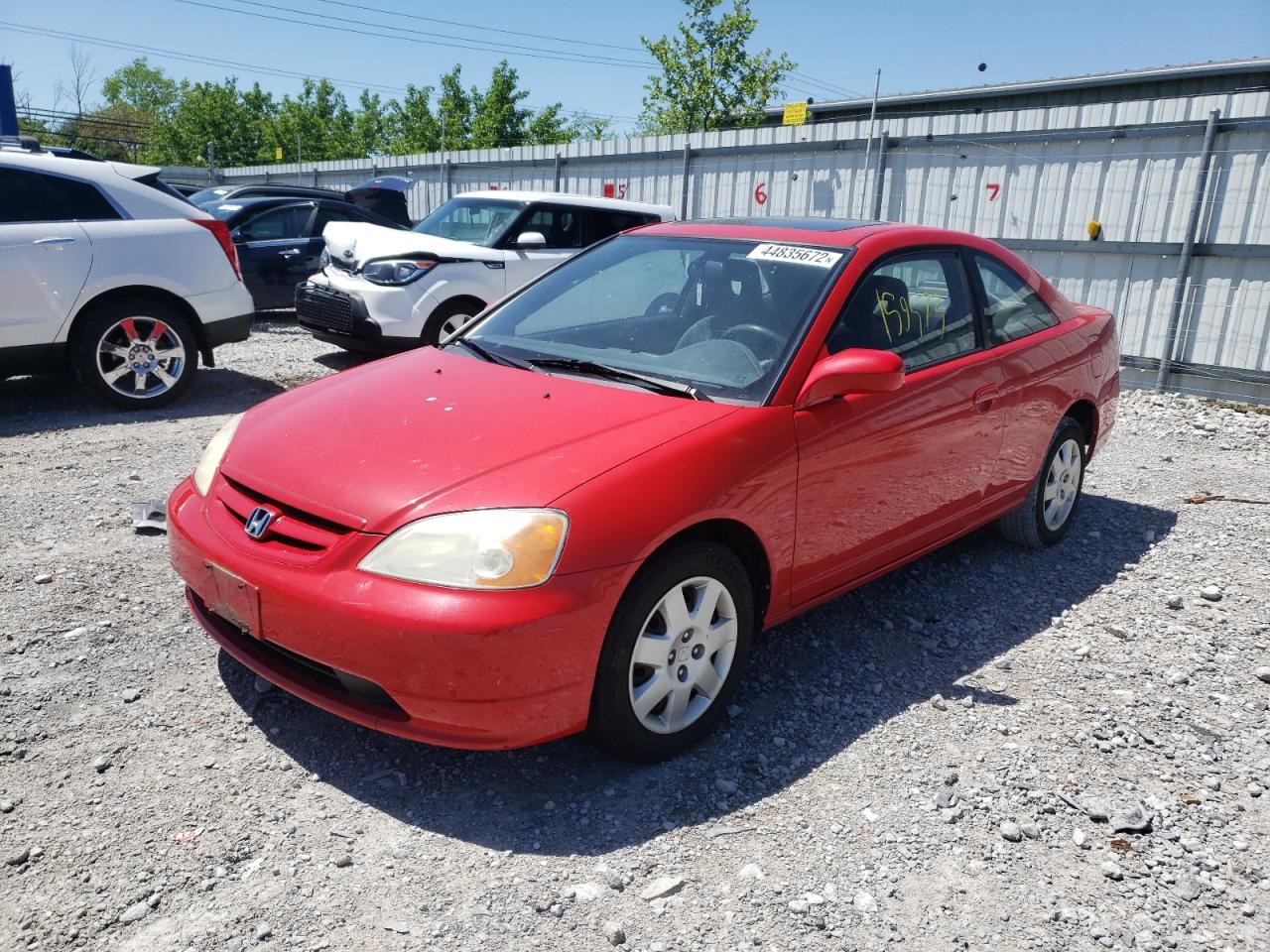Photo 2 from auction – 2002 HONDA CIVIC EX with VIN 1HGEM22992L068382