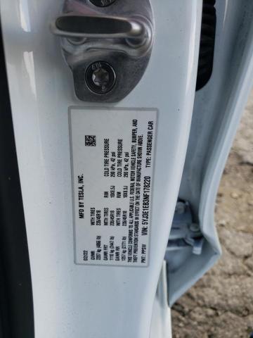 Photo 10 from auction – 2022 TESLA MODEL 3 with VIN 5YJ3E1EB3NF178220