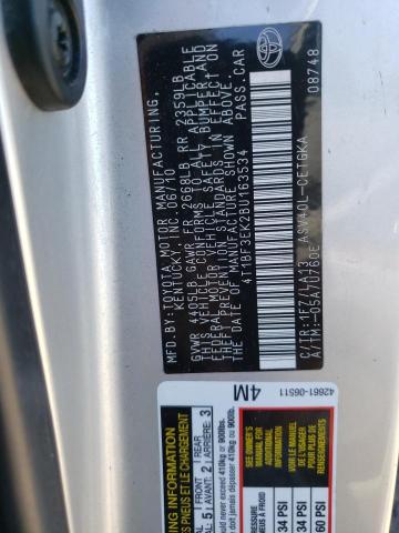 Photo 10 from auction – 2011 TOYOTA CAMRY BASE with VIN 4T1BF3EK2BU163534