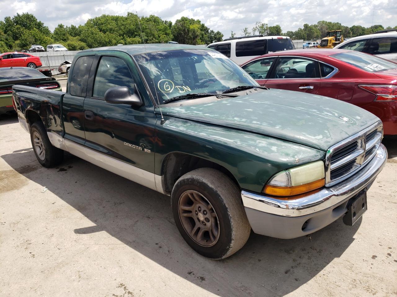DODGE DAKOTA 2001 with VIN 1B7GL22X51S343033 - Photo from auction