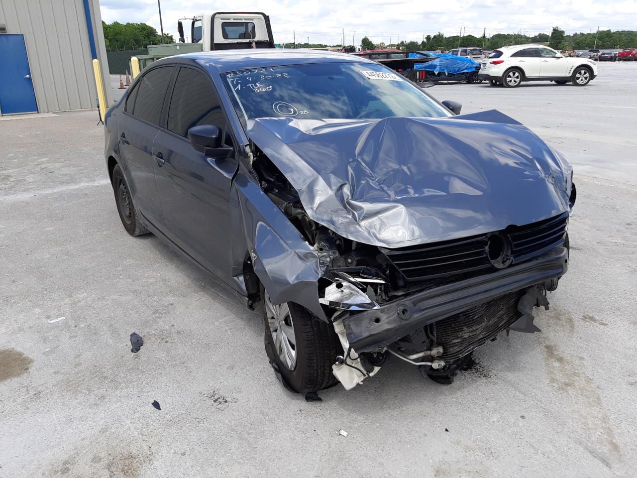 VOLKSWAGEN JETTA BASE 2013 with VIN 3VW1K7AJ9DM443407 - Photo from auction