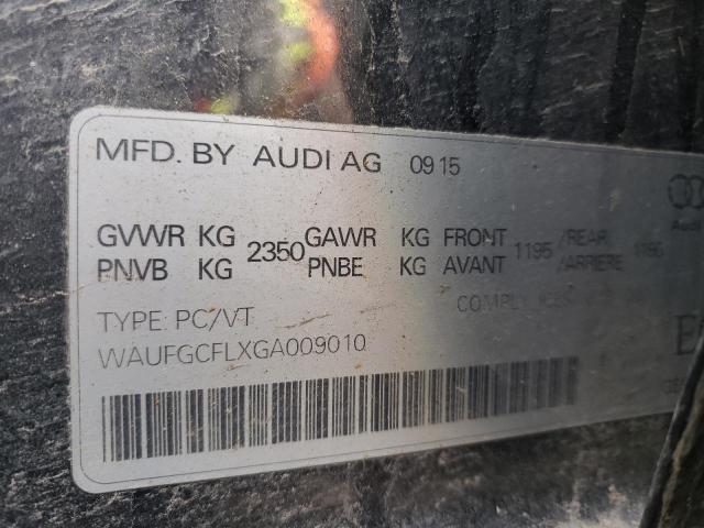 Photo 10 from auction – 2016 AUDI S4 TECHNIK with VIN WAUFGCFLXGA009010