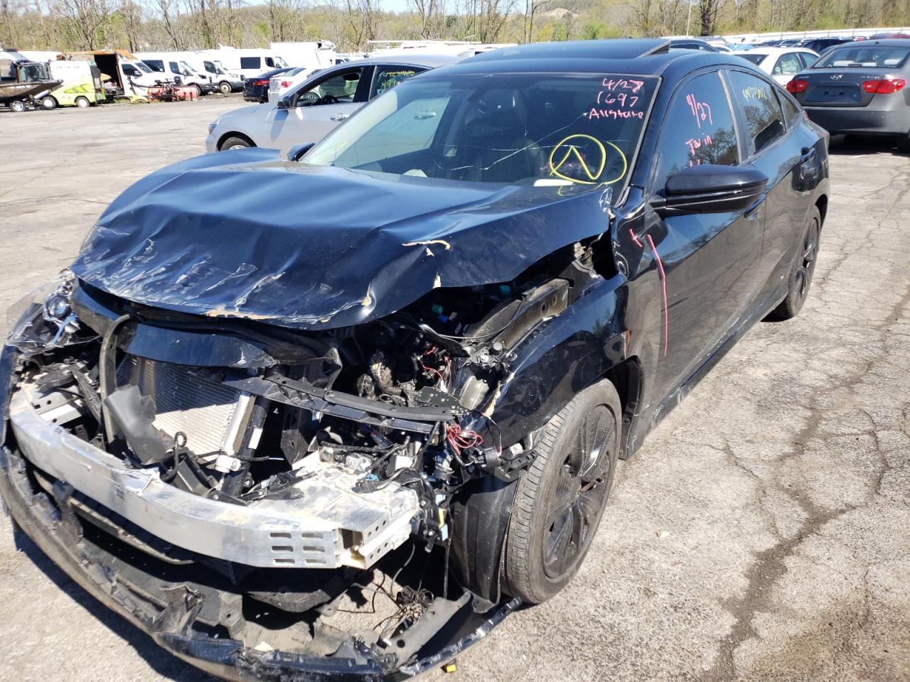 Photo 2 from auction – 2018 HONDA CIVIC EXL with VIN JHMFC1F73JX042052