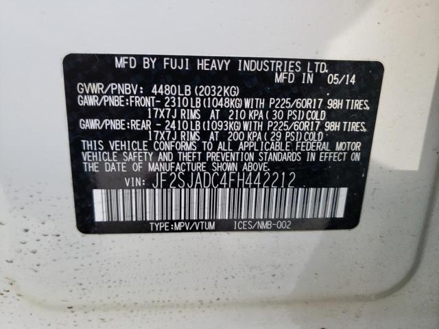 Photo 10 from auction – 2015 SUBARU FORESTER 2 with VIN JF2SJADC4FH442212