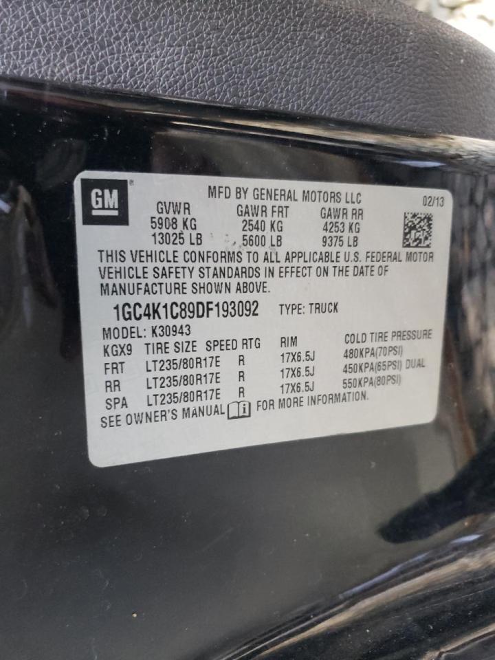 Photo 10 from auction – 2013 CHEVROLET SILVERADO with VIN 1GC4K1C89DF193092