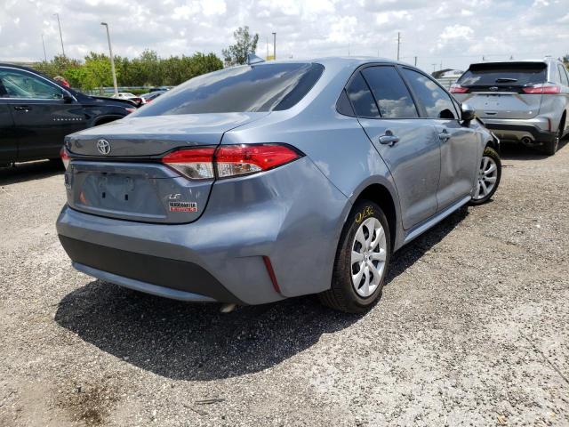 Photo 4 from auction – 2021 TOYOTA COROLLA LE with VIN 5YFEPMAE2MP204054