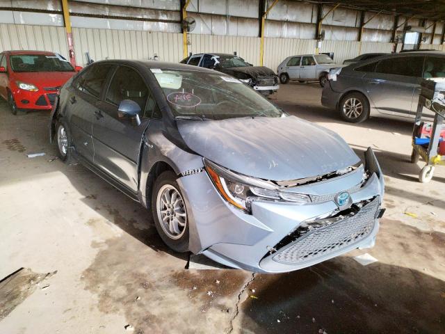 TOYOTA COROLLA LE 2021 with VIN JTDEAMDE8MJ006855 - Photo from auction
