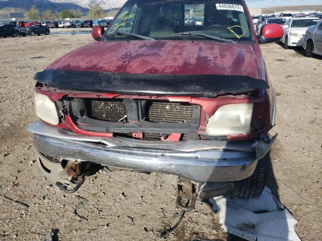 Photo 9 from auction – 1999 FORD F150 with VIN 2FTRX18W4XCA06663