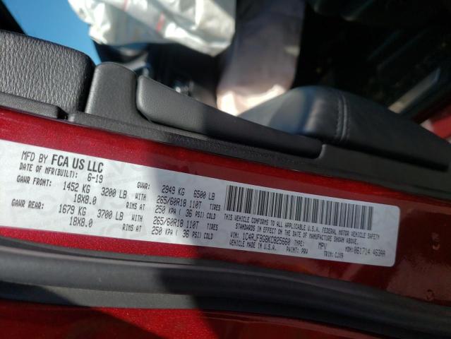 Photo 10 from auction – 2019 JEEP GRAND CHER with VIN 1C4RJFBG8KC825660