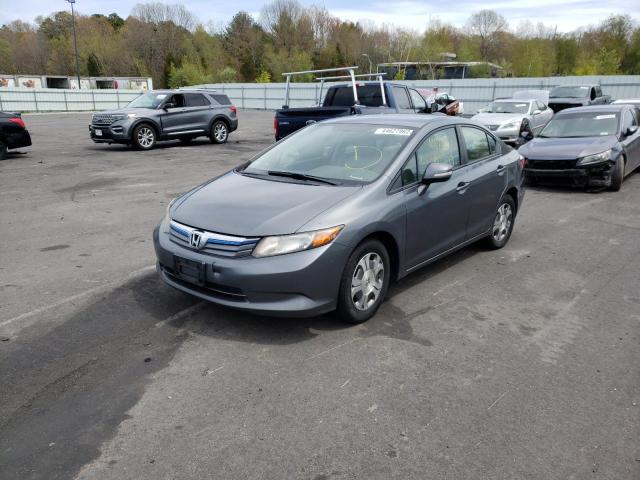 Photo 2 from auction – 2012 HONDA CIVIC HYBR with VIN JHMFB4F27CS004073