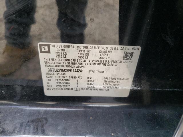 Photo 10 from auction – 2015 GMC SIERRA K15 with VIN 3GTU2WEC8FG144241