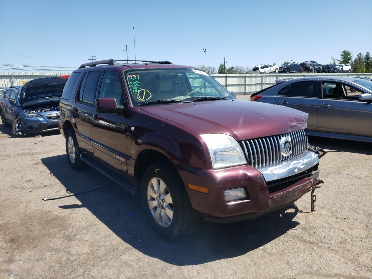 MERCURY MOUNTAINEE 2007 with VIN 4M2EU47E57UJ08890 - Photo from auction