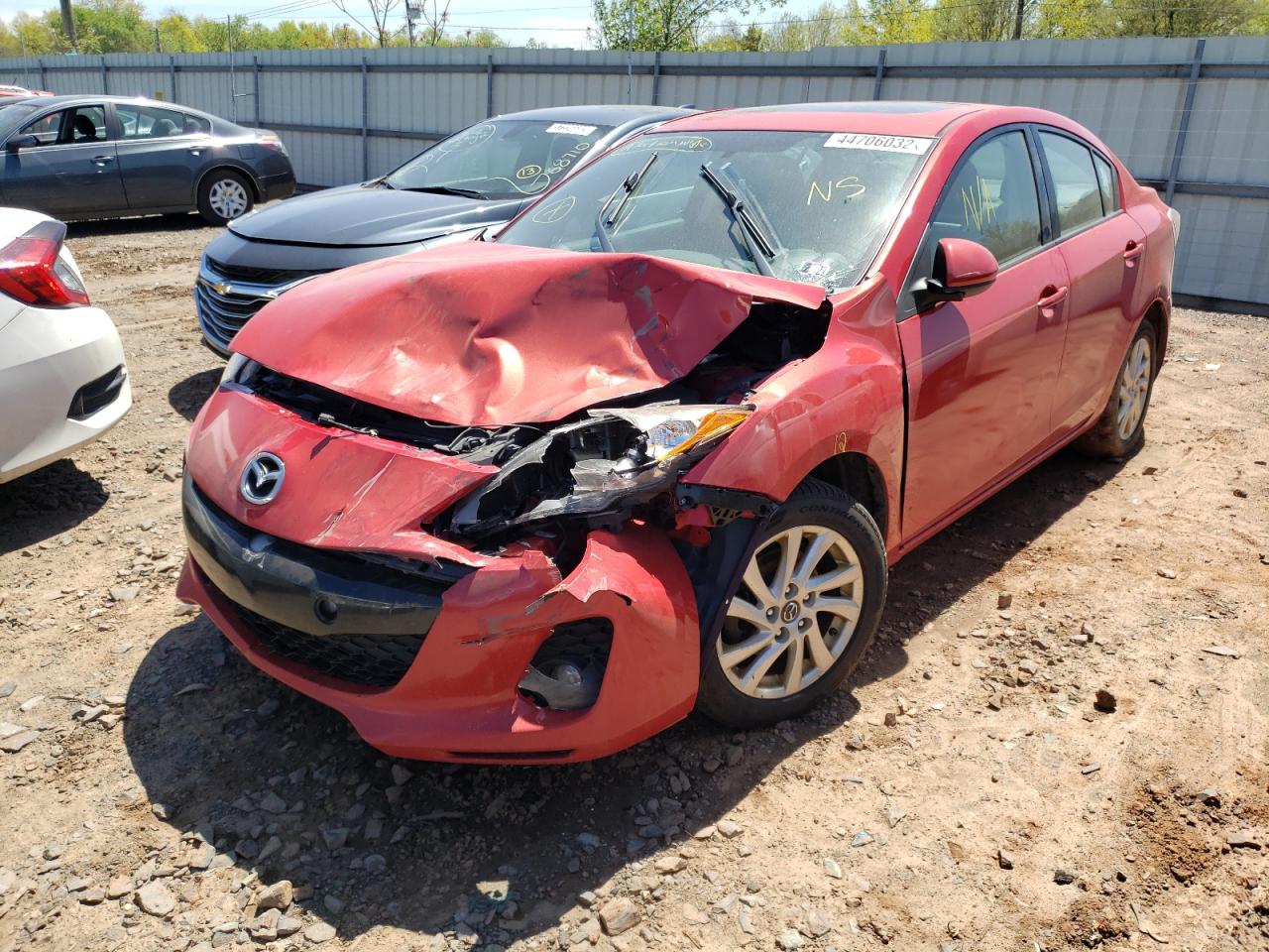 Photo 2 from auction – 2013 MAZDA 3 I with VIN JM1BL1WP3D1823502