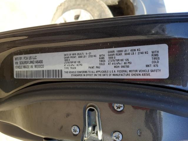 Photo 1 from auction – 2022 RAM 2500 LARAM with VIN 3C6UR5FL9NG146400