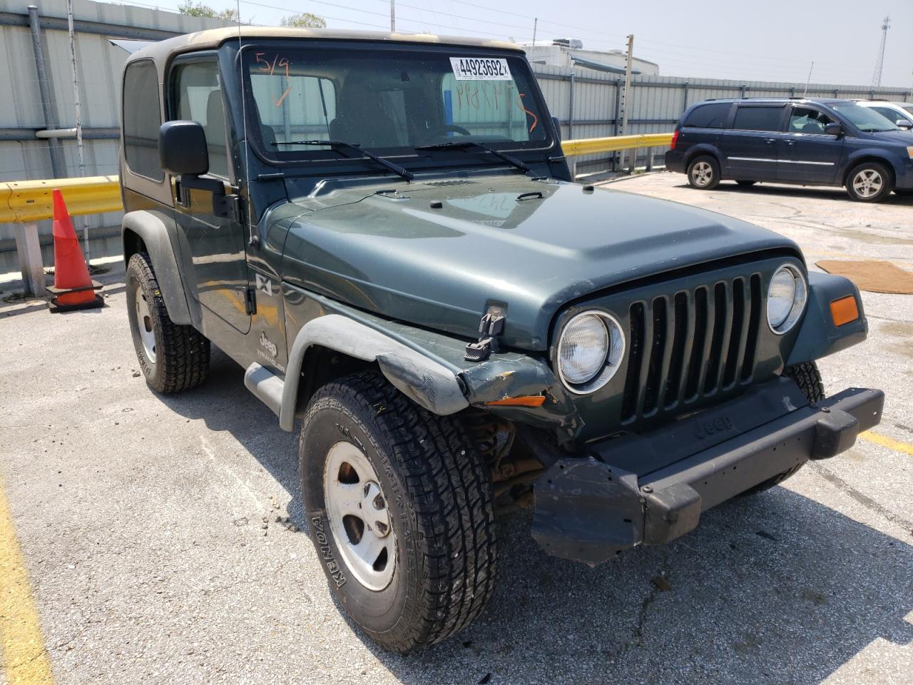 JEEP WRANGLER X 2004 with VIN 1J4FA39S44P701869 - Photo from auction