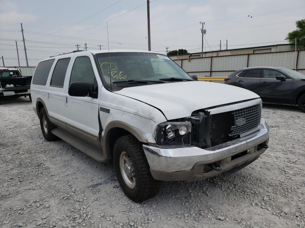FORD EXCURSION 2002 with VIN 1FMNU42L22EA77706 - Photo from auction