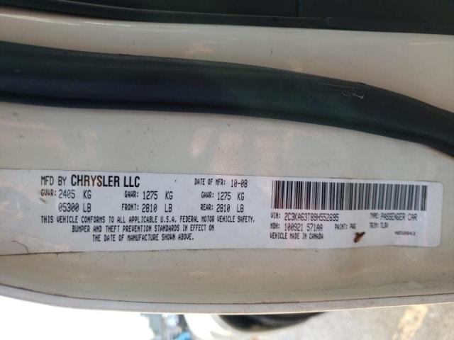 Photo 10 from auction – 2009 CHRYSLER 300C with VIN 2C3KA63T89H552695