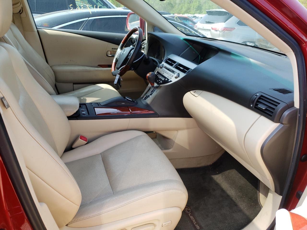 Photo 5 from auction – 2010 LEXUS RX 350 with VIN JTJBK1BA5A2408799