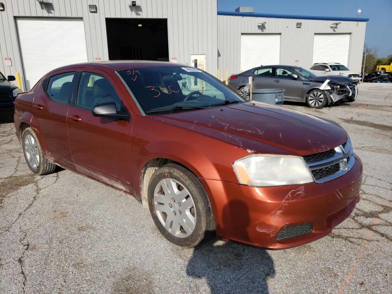 DODGE AVENGER SE 2012 con VIN 1C3CDZAB1CN247576 - Foto de la subasta