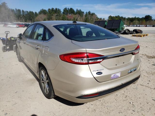 Photo 3 from auction – 2017 FORD FUSION SE with VIN 3FA6P0H72HR183619