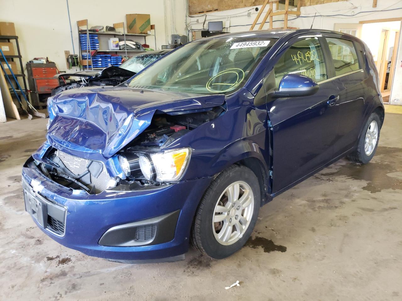 Photo 2 from auction – 2012 CHEVROLET SONIC LT with VIN 1G1JC6SB5C4206207