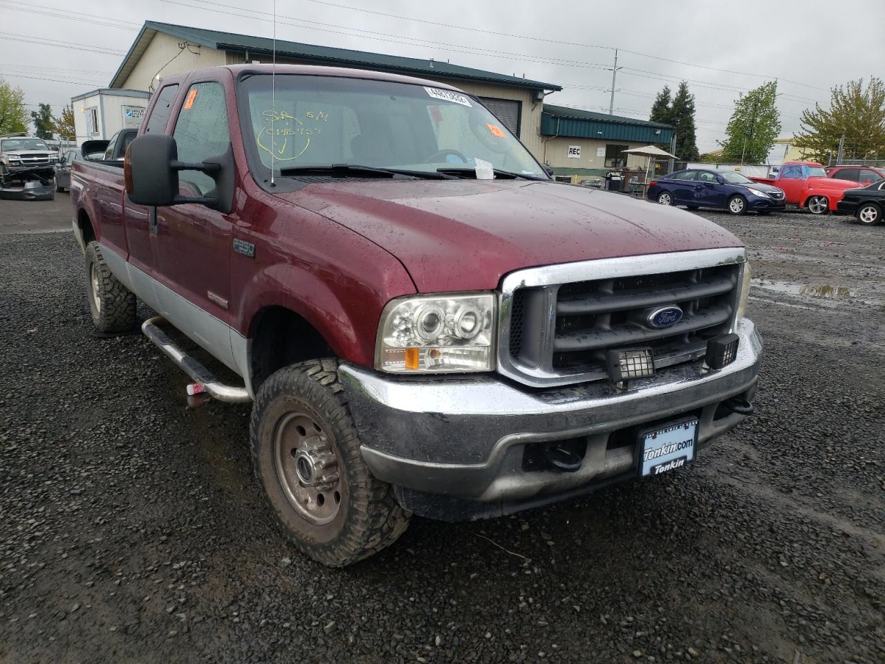 FORD F250 SUPER 2004 with VIN 1FTNX21P44EA45136 - Photo from auction