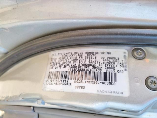 Photo 10 from auction – 2001 TOYOTA AVALON XL with VIN 4T1BF28B81U168435