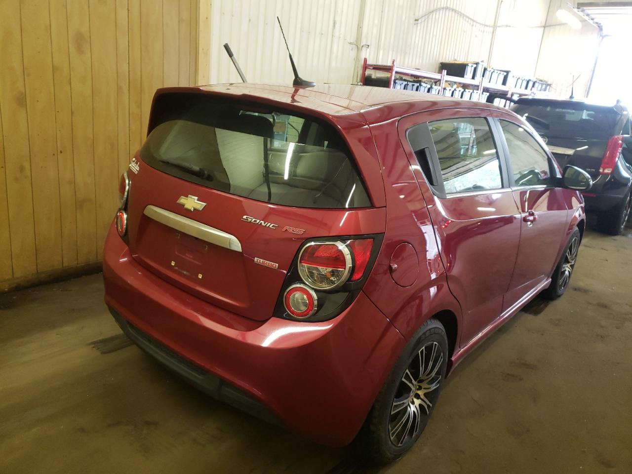 Photo 4 from auction – 2014 CHEVROLET SONIC RS with VIN 1G1JH6SB0E4166896