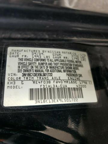 Photo 10 from auction – 2009 NISSAN VERSA S with VIN 3N1BC13EX9L501722