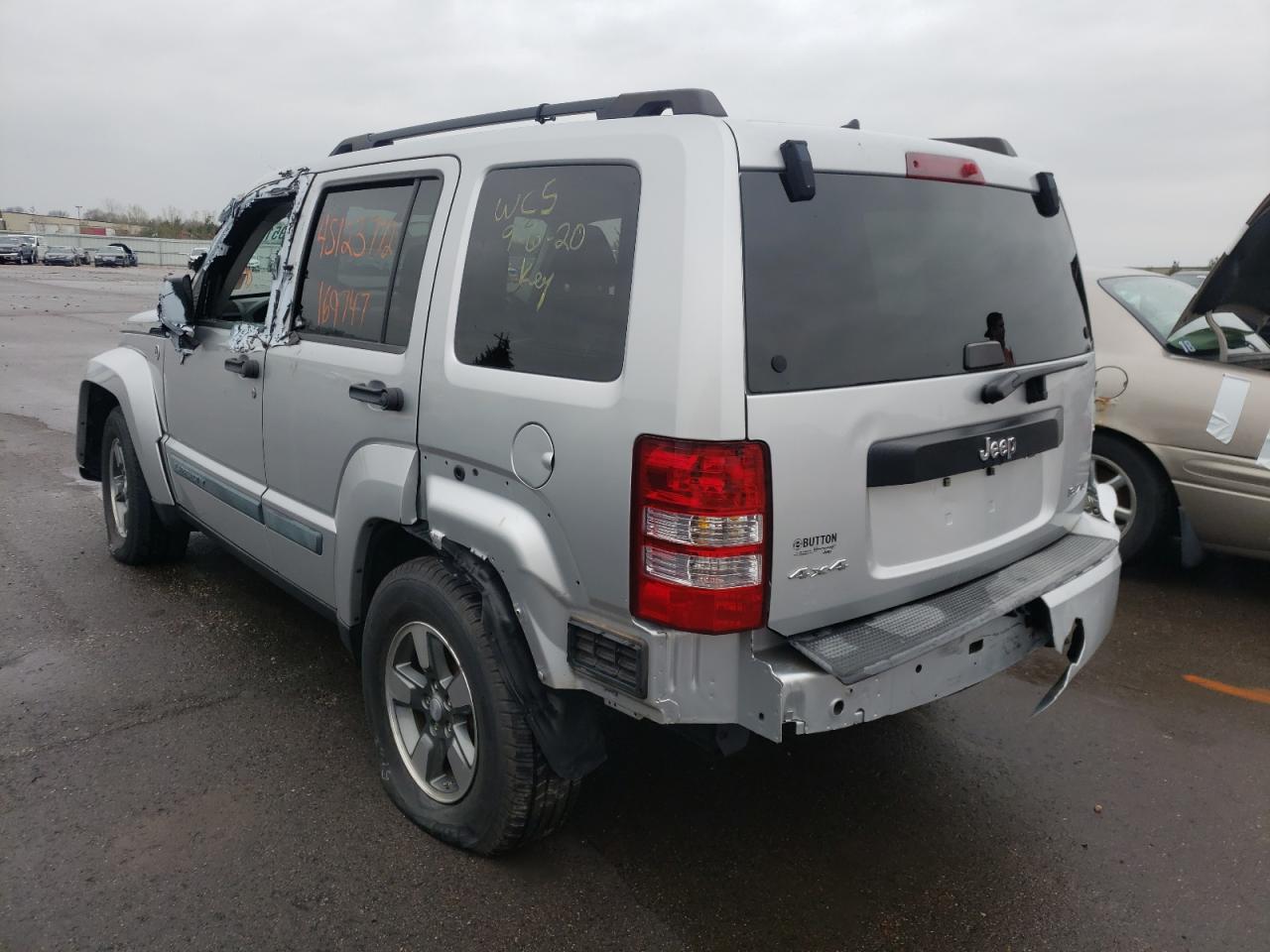 Photo 3 from auction – 2008 JEEP LIBERTY SP with VIN 1J8GN28K28W206309