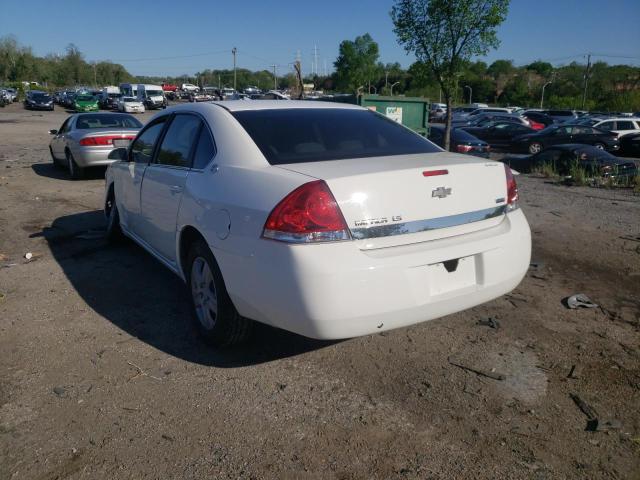 Photo 3 from auction – 2008 CHEVROLET IMPALA LS with VIN 2G1WB58K289274091